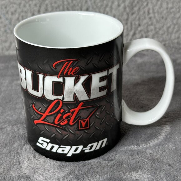 Snap-on Tools Mug Coffee Cup The Bucket List Tools of the Trade Choko Porcelain - Picture 2 of 9